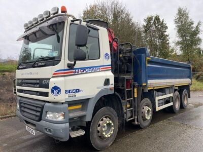 2008 DAF CF85 410 8x4 Grab Loader