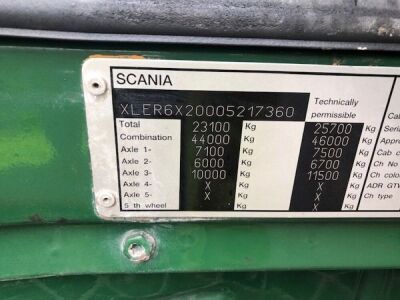 2008 Scania R480 Mini Midlift 6x2 Tractor Unit - 21