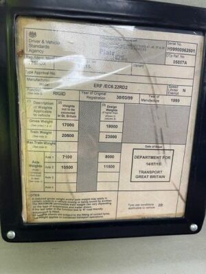 1999 ERF EC6 4x2 Beavertail - 24
