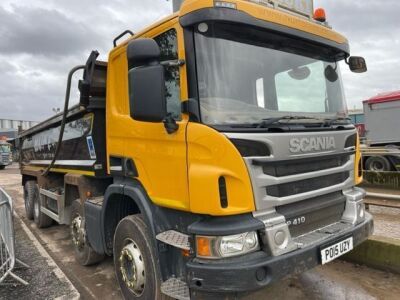 2015 Scania P410 Euro 6 8x4 Steel Body Tipper