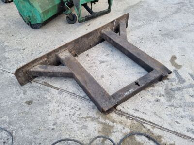 Forklift Yard Scrapper Attachment
