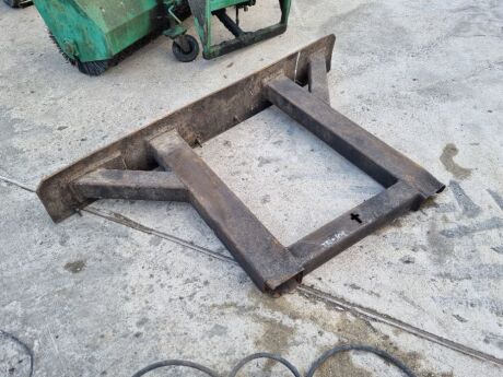 Forklift Yard Scrapper Attachment