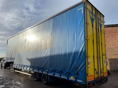 2002 Cartwright Tandem Axle Stepframe Curtainside Trailer - 2