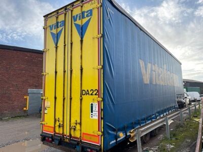 2002 Cartwright Tandem Axle Stepframe Curtainside Trailer - 3