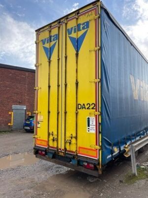 2002 Cartwright Tandem Axle Stepframe Curtainside Trailer - 4
