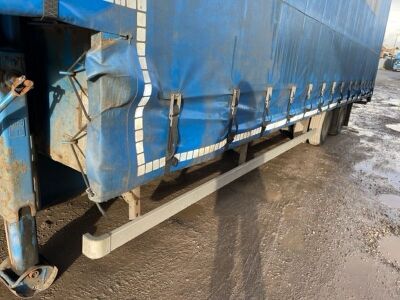 2002 Cartwright Tandem Axle Stepframe Curtainside Trailer - 12