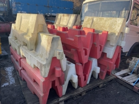 Qty of Plastic Barriers