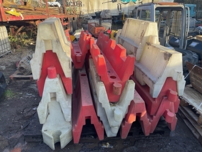 Qty of Plastic Barriers - 4