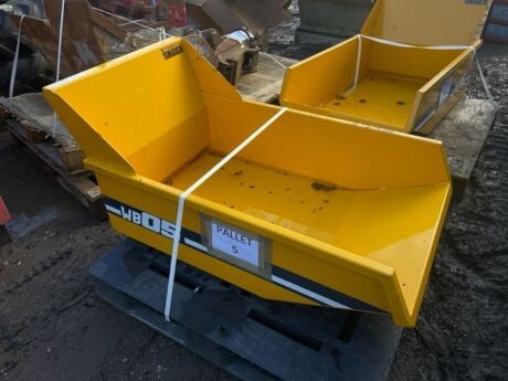 1 x Skip To Suit Walk Behind Tracked Dumper