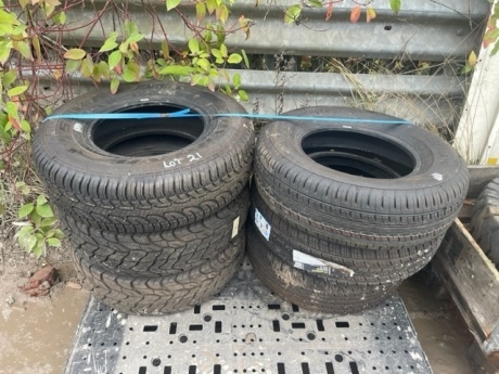6x Unused Tyres