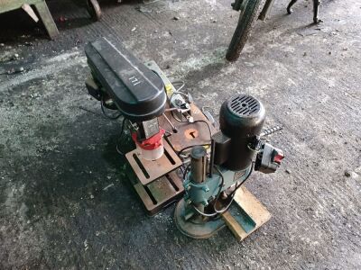 2x Bench Mountable Drills + 1 x Scroll Saw - 2