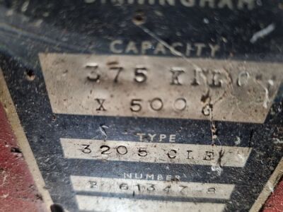Avery 3205 CTE Platform Scales - 3