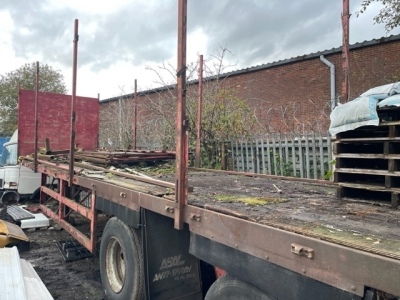 1977 Crane Fruehauf 40ft Tandem Spread Axle European Tilt Trailer - 9