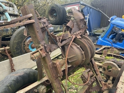 4x4 Chassis Section c/w Gearbox, Winch + 2 Additional Drive Axles, - 3