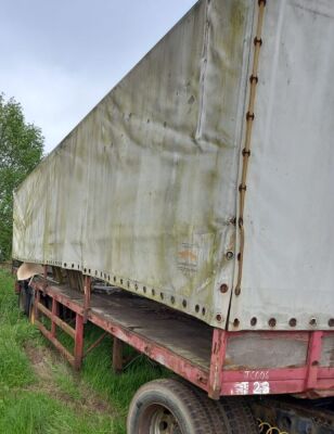 1977 Crane Fruehauf 40ft Tandem Spread Axle European Tilt Trailer - 13