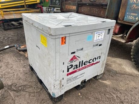 Plastic Pallet Box c/w Iveco Spares