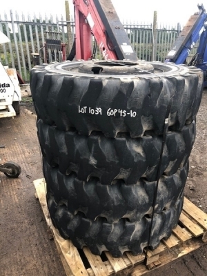 4 x 10.00-20 Tyres & Rims