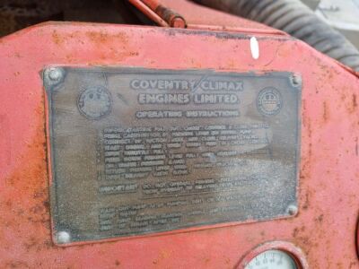 Coventry Climax Fire Pump - 20