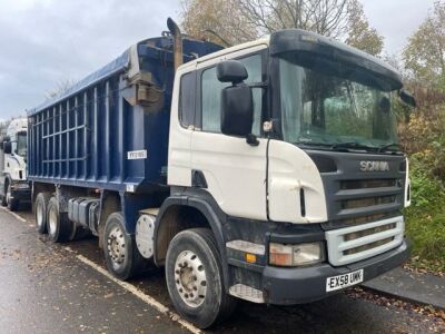 2008 Scania P380 8x4 Rouse Bulk Alloy Body Tipper