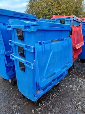 3x Industrial Wheelie Bins