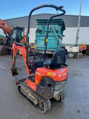 2019 Kubota K008-3 Mini Digger - 2