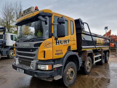 2015 Scania P410 Euro 6 8x4  Steel Body Tipper