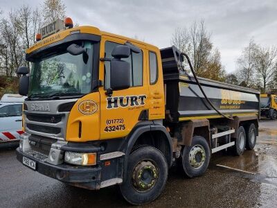 2015 Scania P410 Euro 6 8x4 Steel Body Tipper