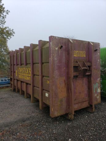 40yrd Big Hook Compactor Bin