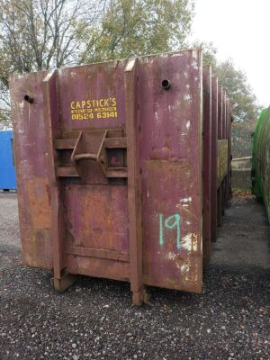 40yrd Big Hook Compactor Bin - 2