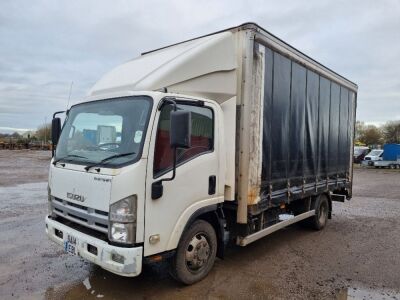 2014 Isuzu N75 150 4x2 Curtainside Rigid