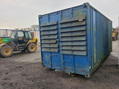 20ft Big Hook Mounted Vented Steel Container