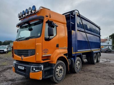 2013 Renault Premium 430 8x4 Steel Body Bulk Tipper 