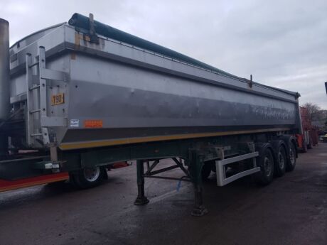 2013 Wilcox Triaxle Alloy Aggregate Tipping Trailer