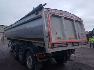 2013 Wilcox Triaxle Alloy Aggregate Tipping Trailer - 3