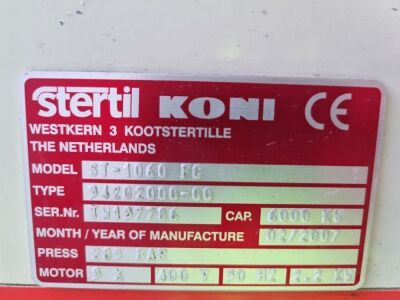 4 x 2007 Stertil Koni ST-1060FC 6000kg Mobile Vehicle Lifts - 9