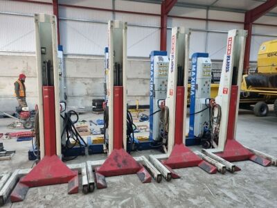 4 x 2007 Stertil Koni ST-1060FC 6000kg Mobile Vehicle Lifts - 12