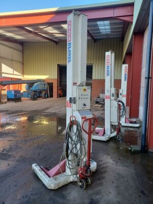 Set of 4 2004 Stertil Koni St.1072 3 Phase V7200kg Mobile Vehicle Lifts - 6