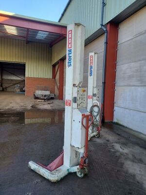 Set of 4 2004 Stertil Koni St.1072 3 Phase V7200kg Mobile Vehicle Lifts - 9