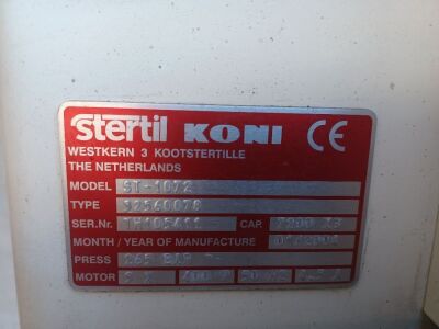 Set of 4 2004 Stertil Koni St.1072 3 Phase V7200kg Mobile Vehicle Lifts - 14