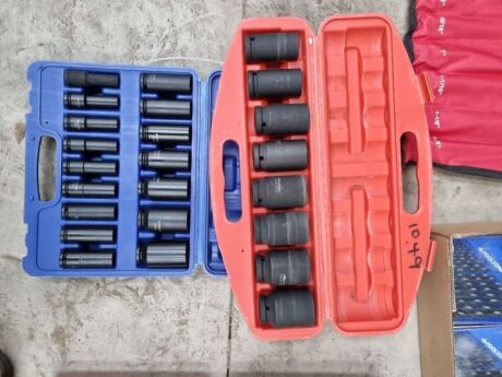 2x Impact Socket Sets