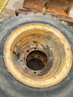 4 x Solid Plant Wheels & Tyres - 2