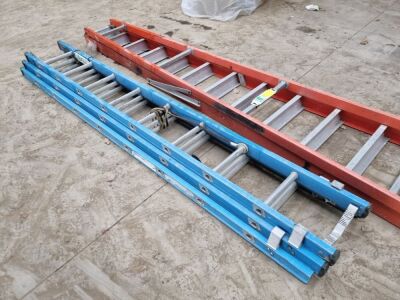 Fibreglass Triple Extension Ladder - 2