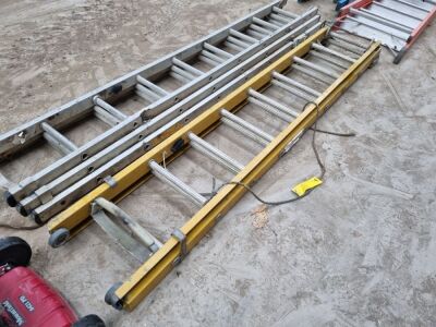 Fibreglass Double Extension Ladder - 2