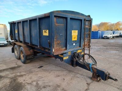 2008 NC Trailers Tandem Axle Drawbar Dump Trailer