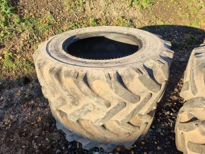 4 x JCB 15.5/80-24 Tyres - 3