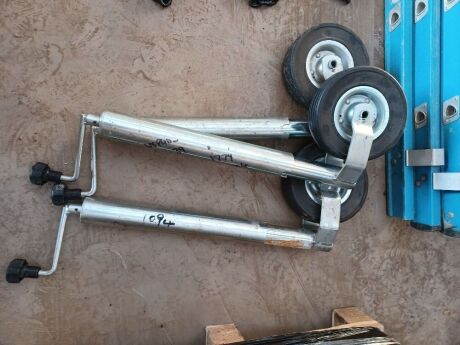 3x Heavy Duty Jockey Wheels