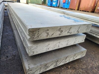 3 x 6100 x 10000 x 130 Concrete Panels - 3