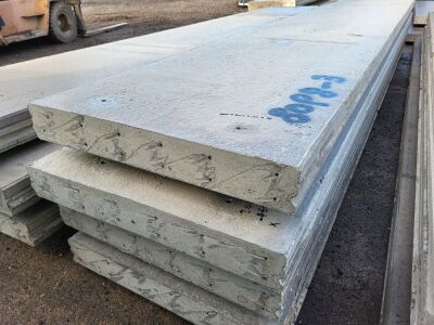 4 x 6100 x 1000 x 130 Concrete Panels