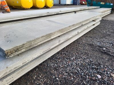 3x Reinforced Concrete Panels - 3