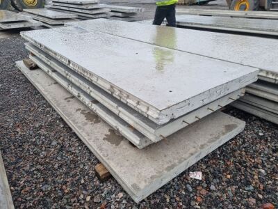 4x Reinforced Concrete Panels - 4